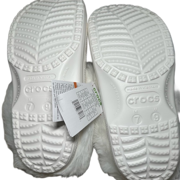 Crocs Mammoth Charm M7 W9 NWT WHITE - Picture 6 of 8